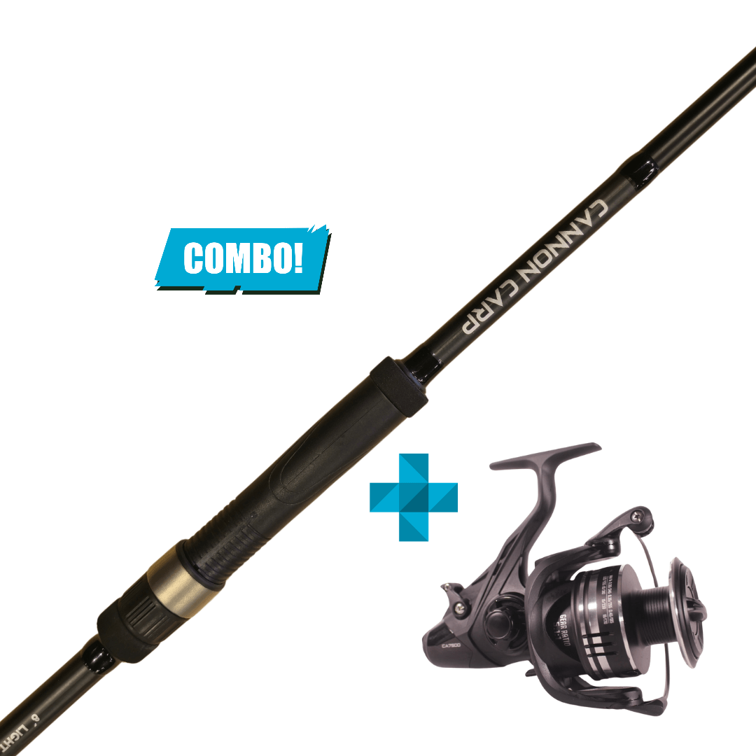 Cannon Carp 12ft Distance+ 7500 Baitrunner Combo – Western Accessories