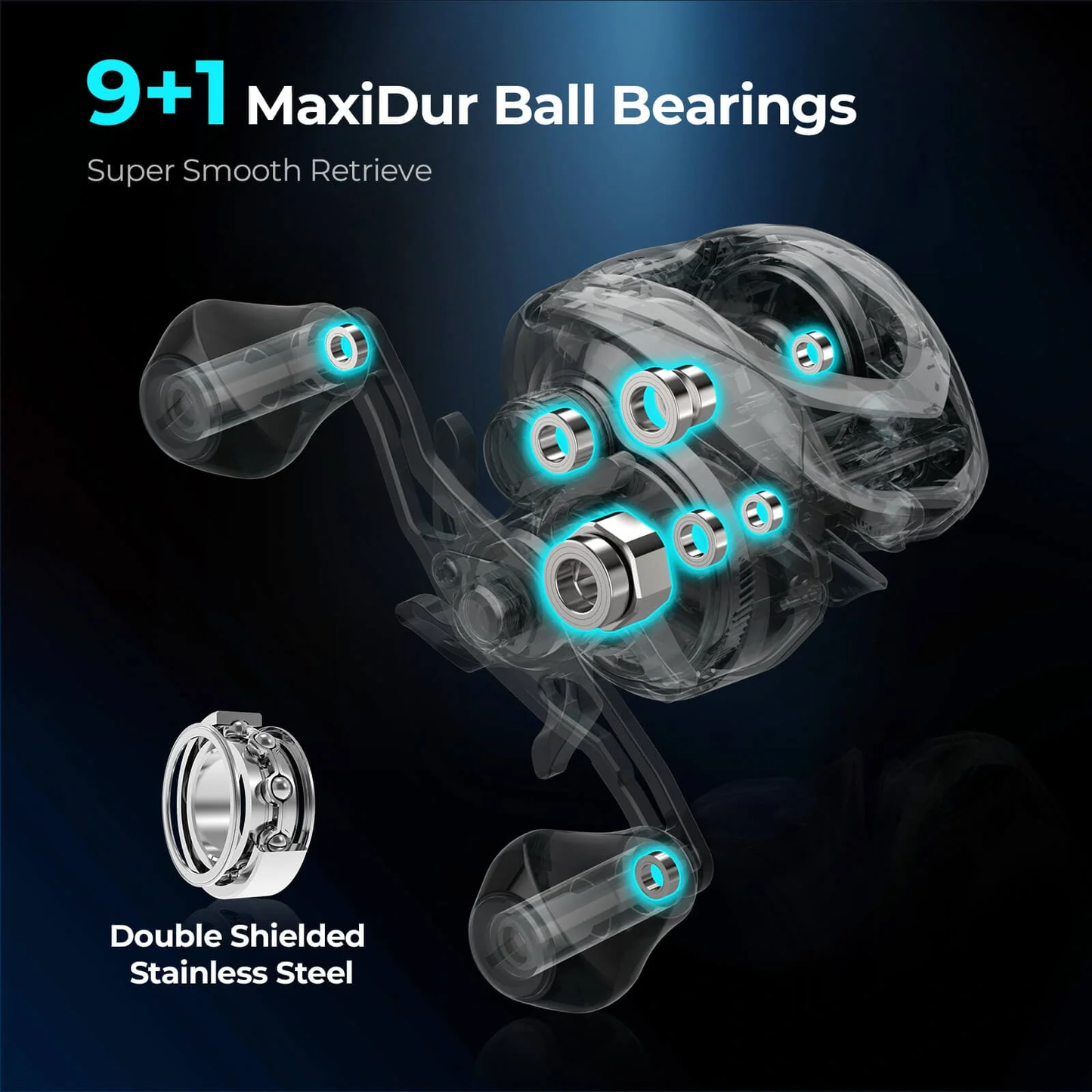 Baitcasting Reel Kast King Verus