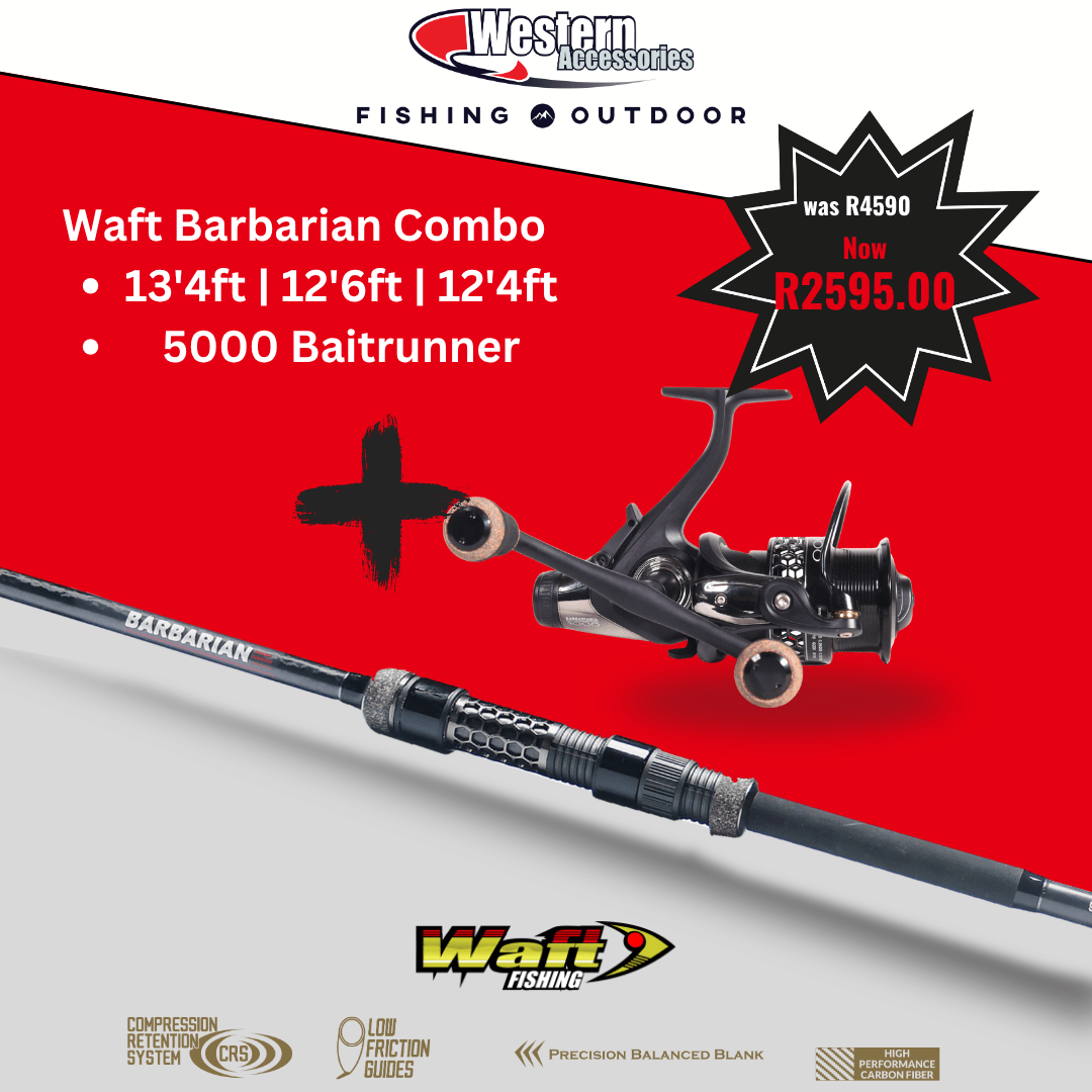barbarian fishing pole Waft Barbarian Carp Combo – Western Accessories