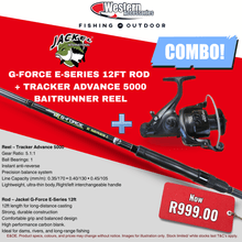 Jackel G - Force E - series 10ft + Tracker 5000 Baitrunner - Western Accessories