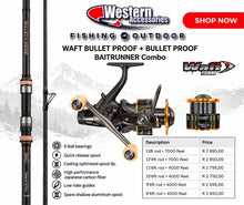 Waft Bulletproof Carp III Combo - Western Accessories