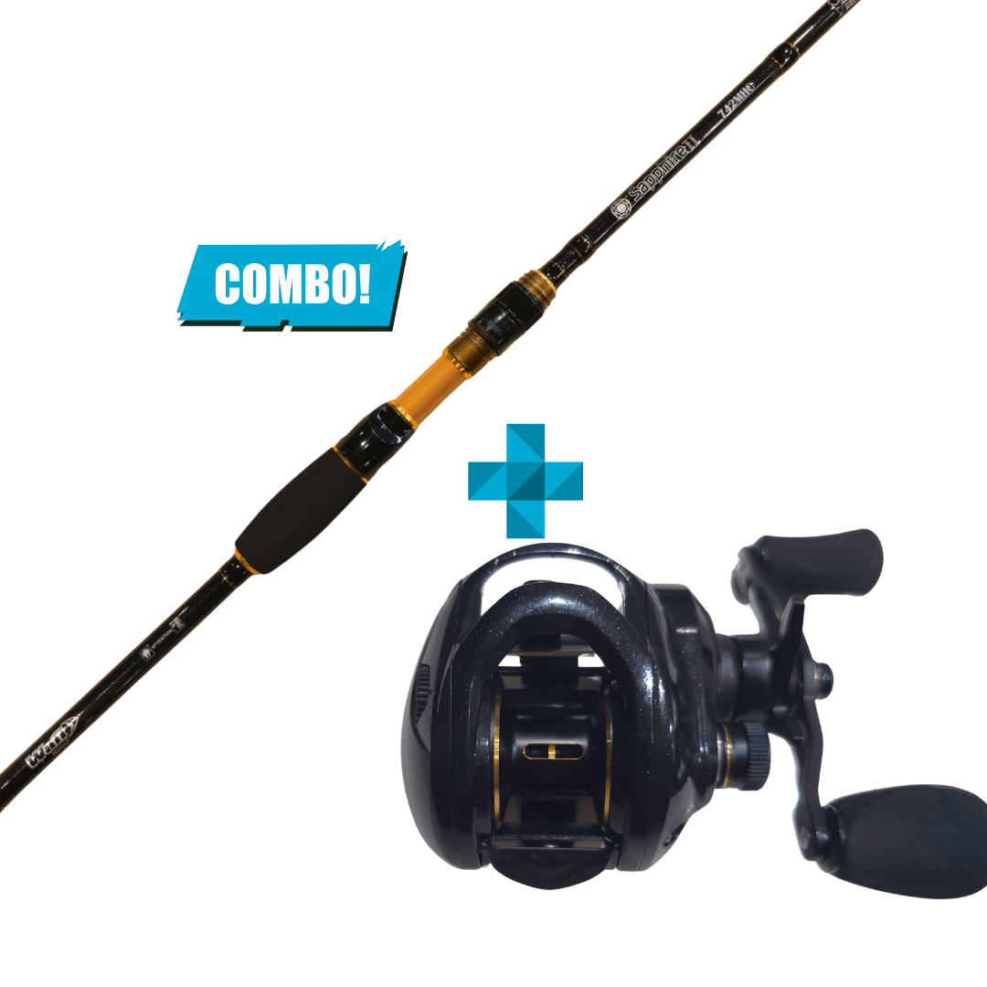 Waft Sapphire 7ft + Waft Sapphire Baitcaster Combo - Western Accessories